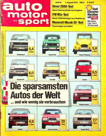Deckblatt Auto Motor und Sport (16/1979)